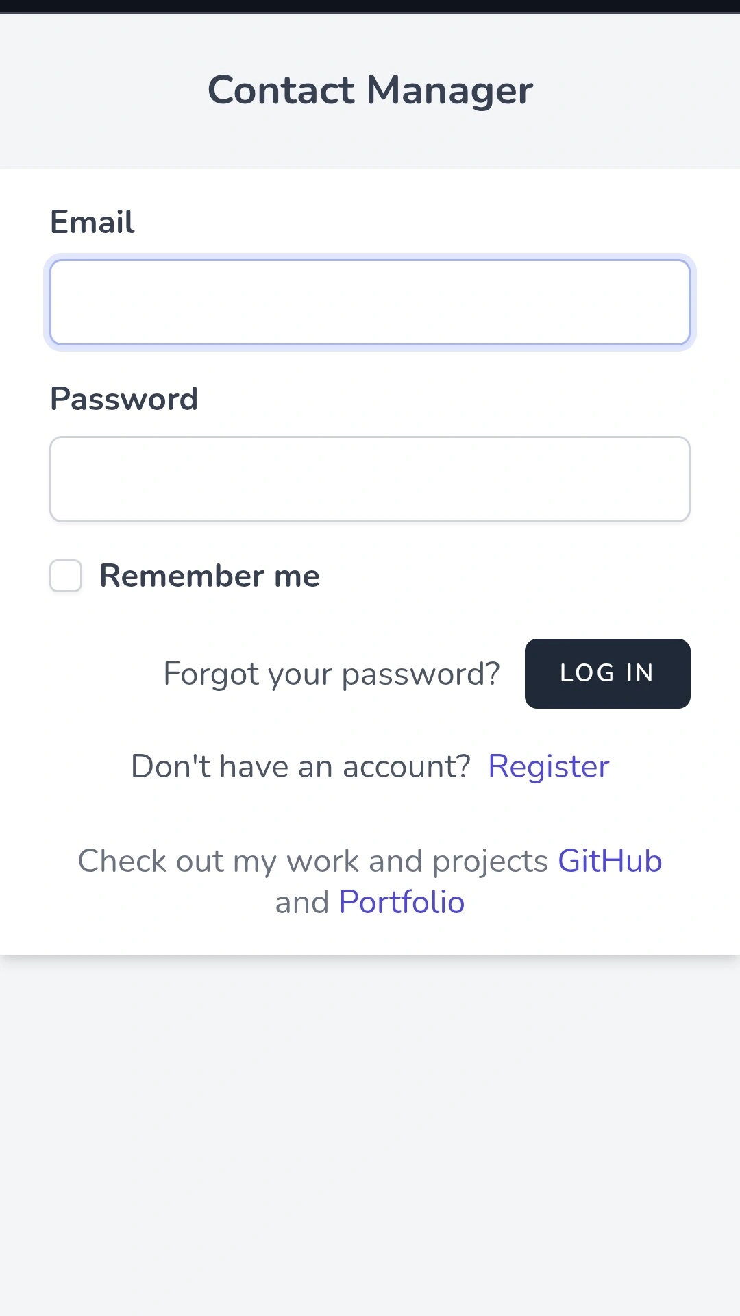 laravel contact manager image